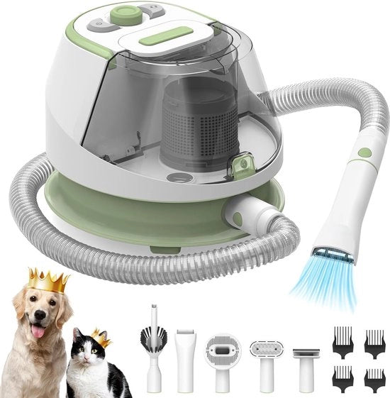 Kit di Pulizia e Grooming per Cani con Aspiratore