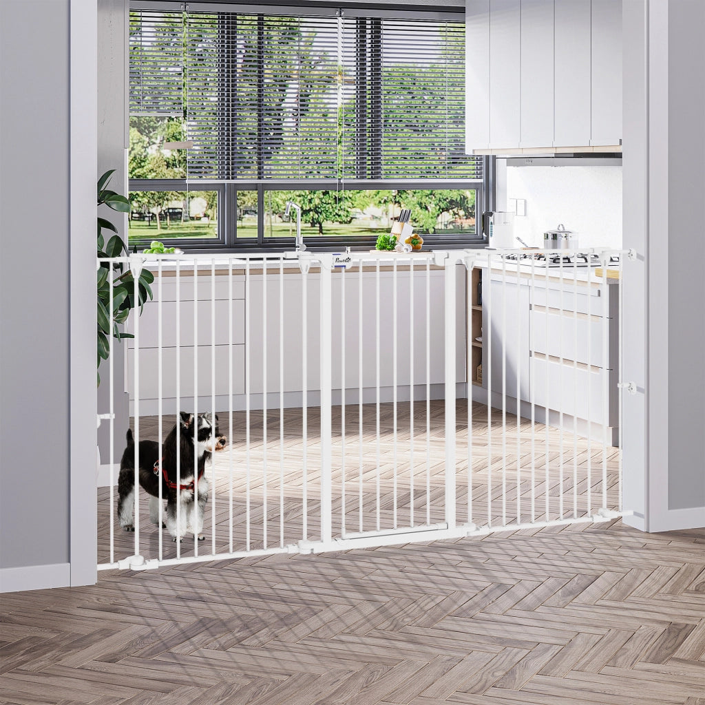 Recinto per Cani Pieghevole ¨C Minimal ¨C 206x90 cm Bianco