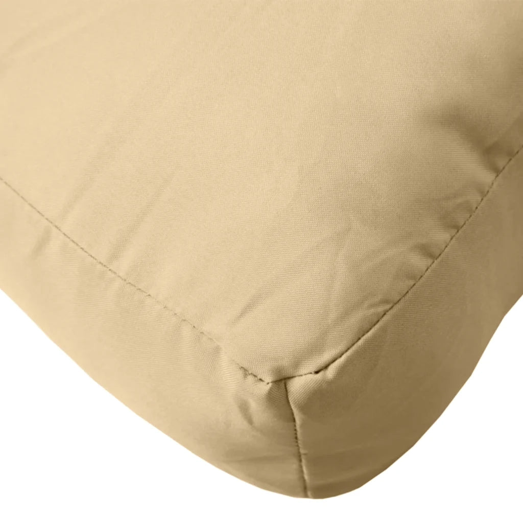 Cuscino per Pallet Beige Mélange 60x60x9,5 cm in Tessuto 4002666