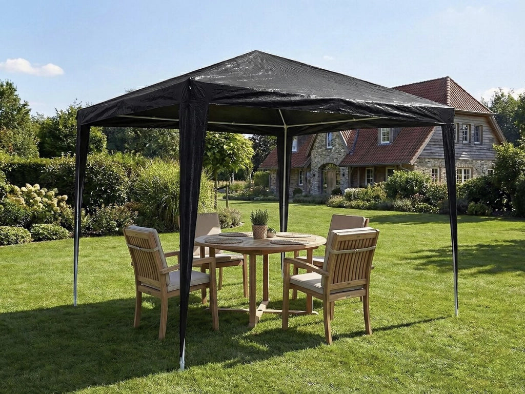 Pergolato da giardino "Natacha 3" - 3 x 3 m - Grigio
