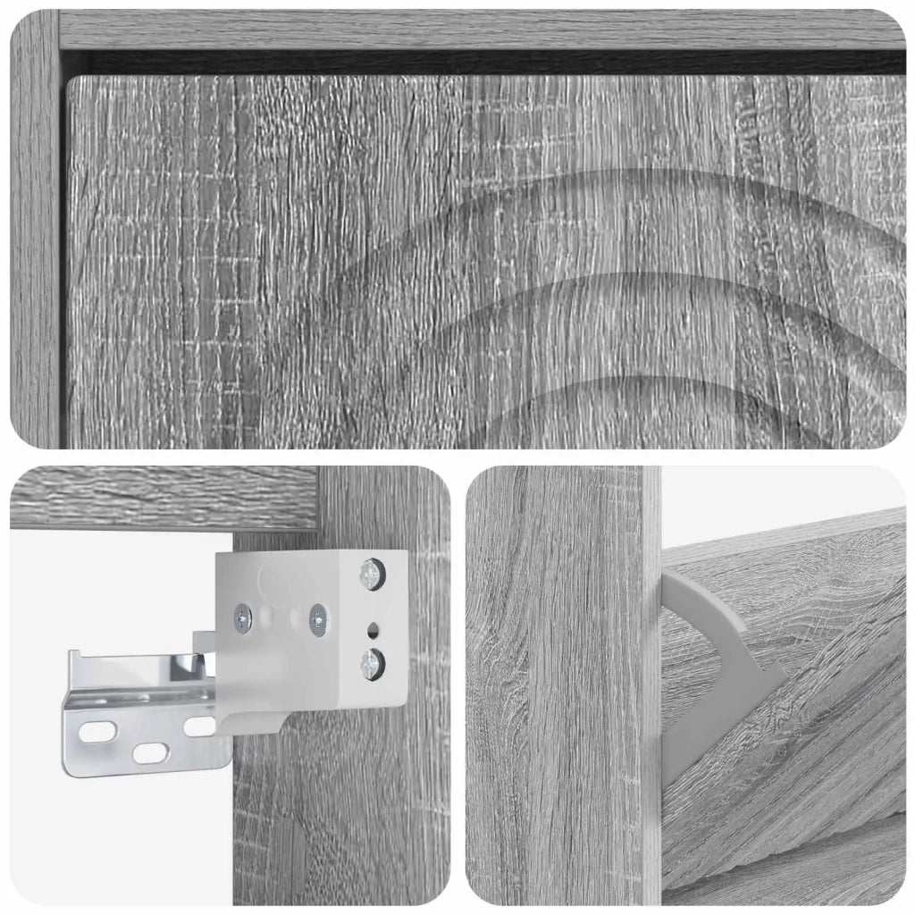 Mobiletto per Scarpe da Muro ALKMAAR 71 x 17 x 43 cm 896191