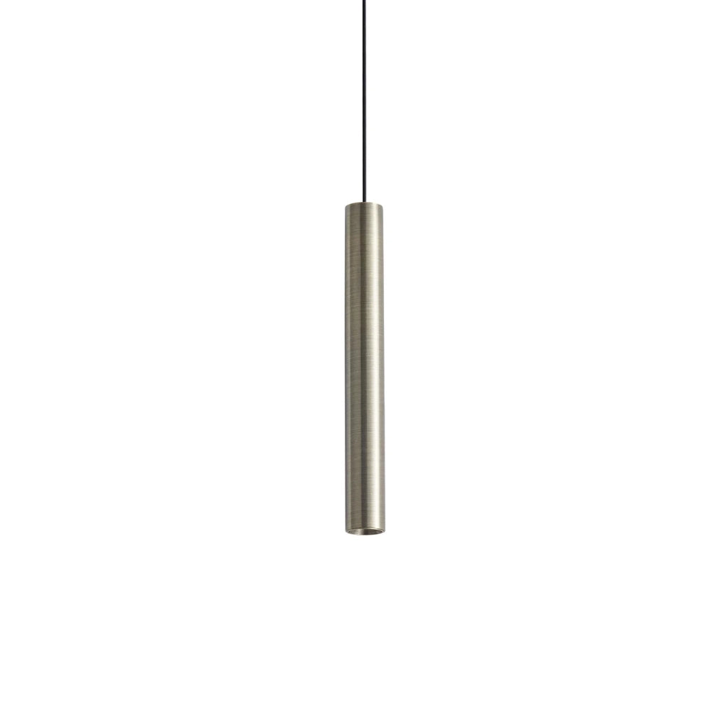Lampada A Sospensione Look 1 Luce Led Integrato Ottone