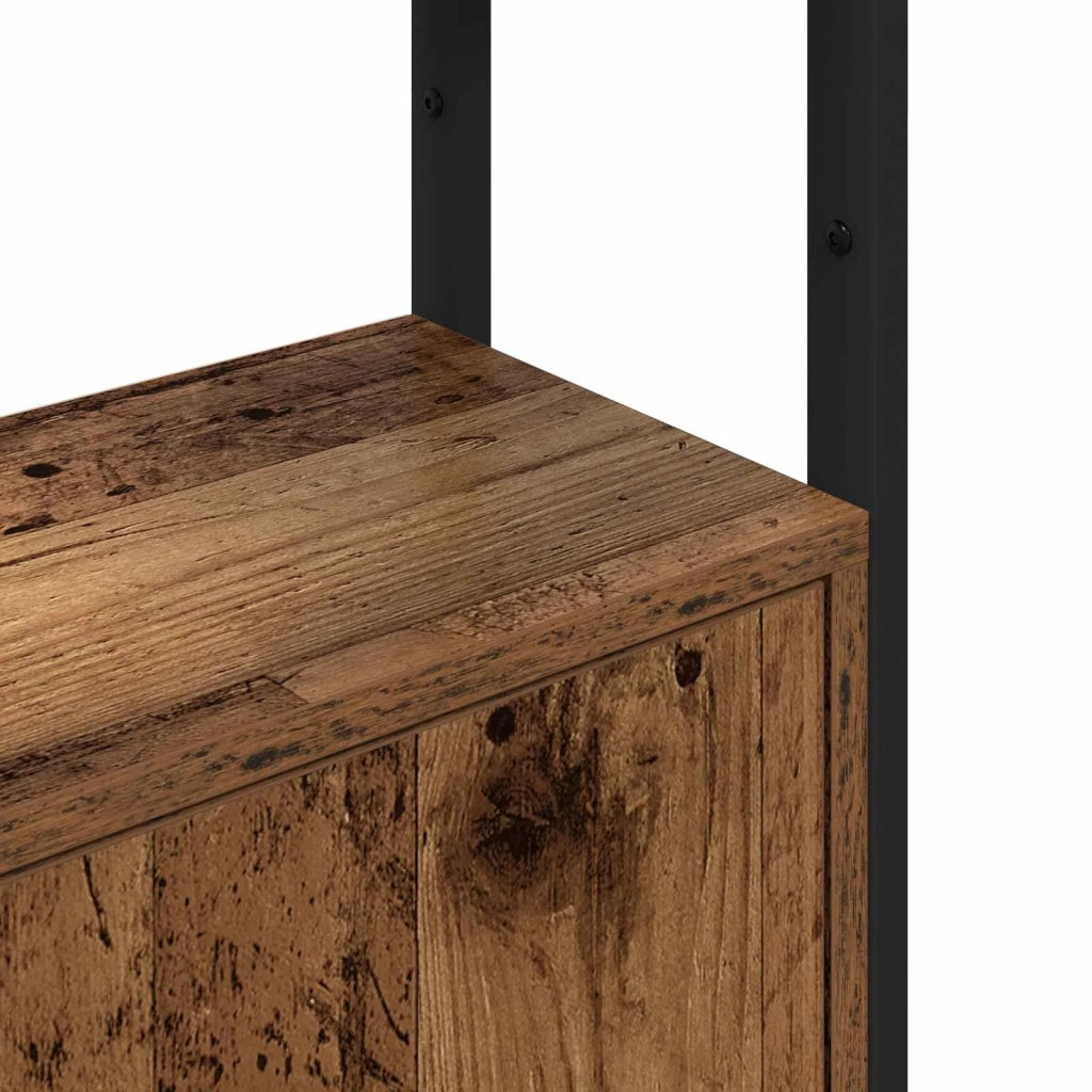Armadio per Libri Legno vecchio 40 x 24 x 161 cm 883854