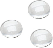 100 cabochons cristallini rotondi con fondo piatto e cappuccio in vetro per creare gioielli DIY, 12 mm