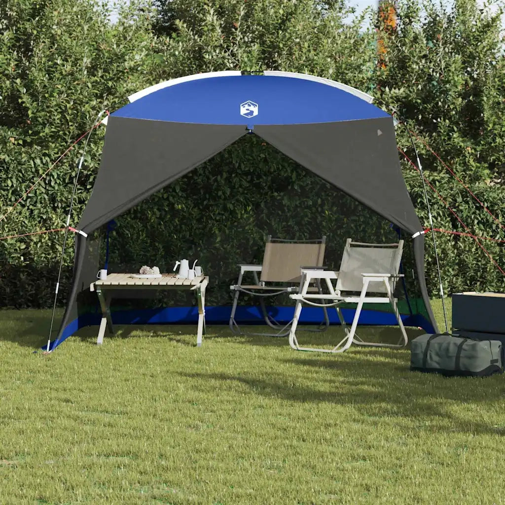 Tenda zanzariera con tetto-Tenda da campeggio Blu Azzurro 320 x 320 x 218 cm