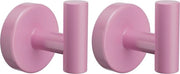 Hanger per asciugamano stile in set da 2 per bagno e cucina - colore rosa