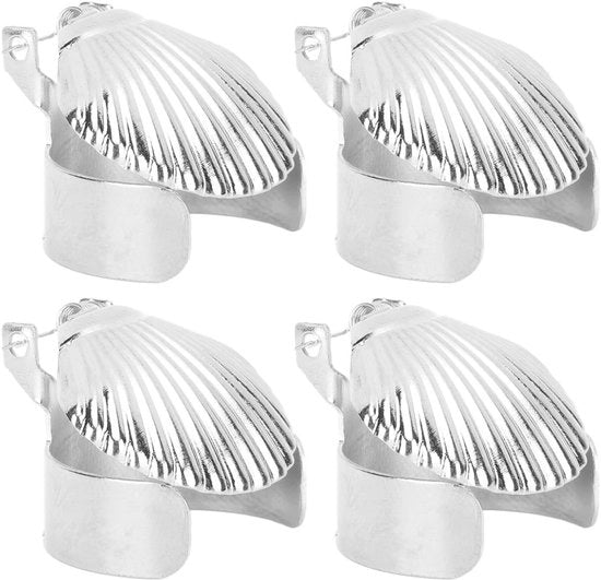 Set di estintori automatici per candele a 4 pezzi - adatto a tutte le candele - design elegante con motivo di scacchiera in metallo