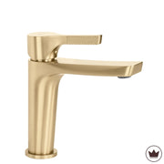 Rubinetto Da Lavabo Premium Rea Maxim Brush Gold Low