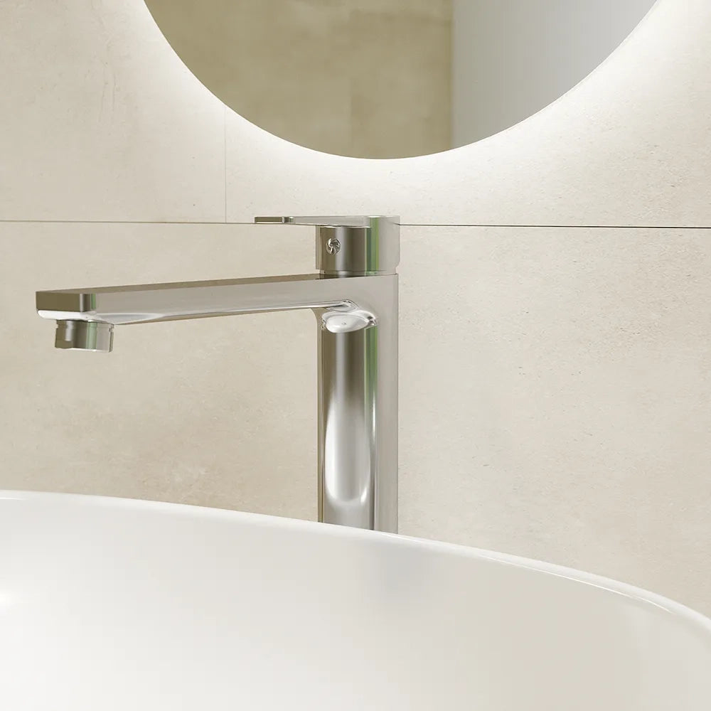 Miscelatore lavabo alto senza scarico cromato | Jane