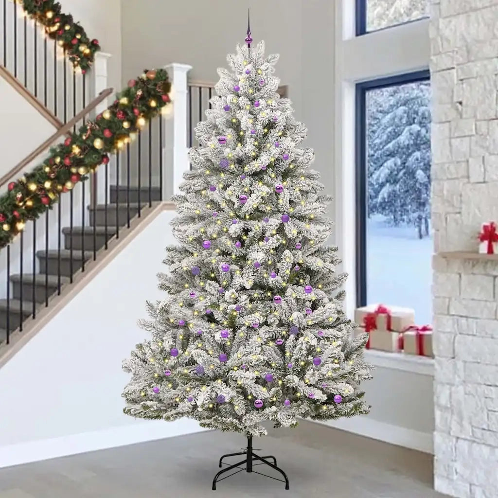 Albero di Natale artificiale con 300 LED Verde e Bianco 300 cm 3395790