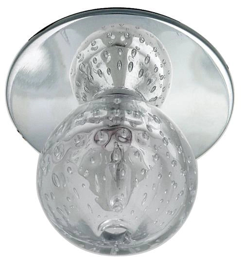 Plafoniera rotonda SK-09 1xG4 cromo cristallo Candellux