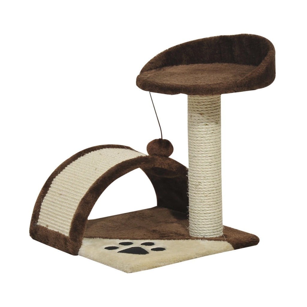 Tiragraffi Albero per Gatti ¨C Minimal ¨C Marrone 36x36x44 cm