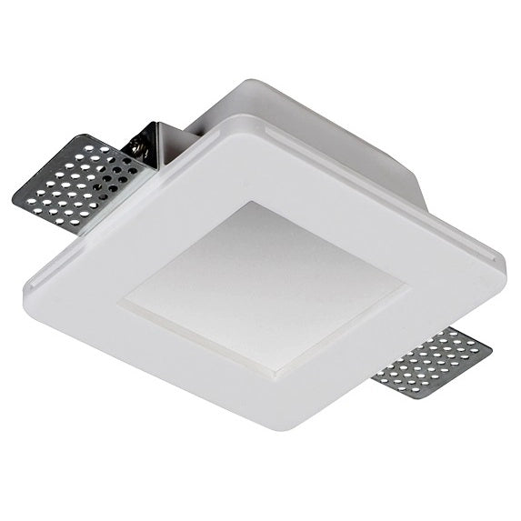 INCASSO GESSO GU10 12X12XH6,2CM DA SOFFITTO