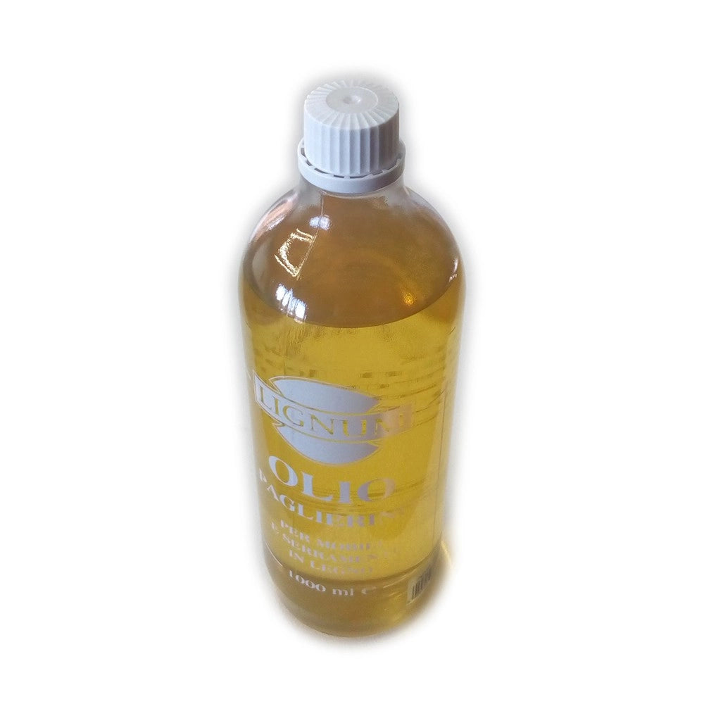 Olio giallo paglierino 1lt azione impregnante lucidante impermeabilizzante