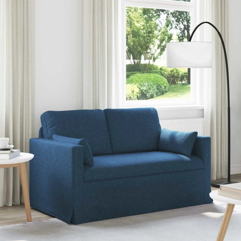 Divano Blu 139 x 78 x 80 cm Tessuto