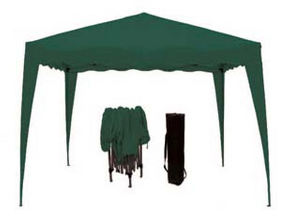 1pz gazebo ripiegabile verde - cm.300x300x270h. colore verde cod:ferx.fer182942