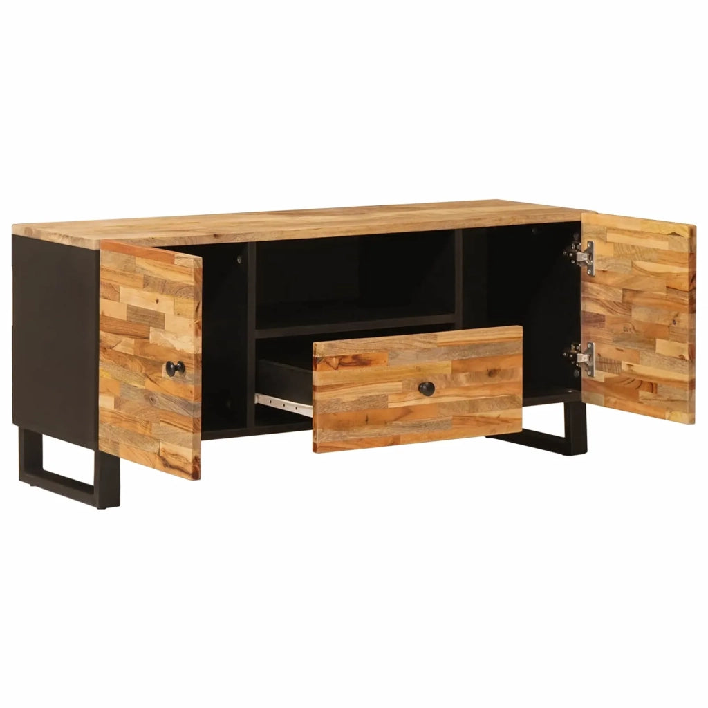 Mobile TV-Credenza per TV Marrone 105 x 33 x 46 cm Legno di mango massello 488070