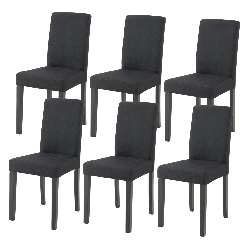 Set di 6 sedie da pranzo nere 03_0009899