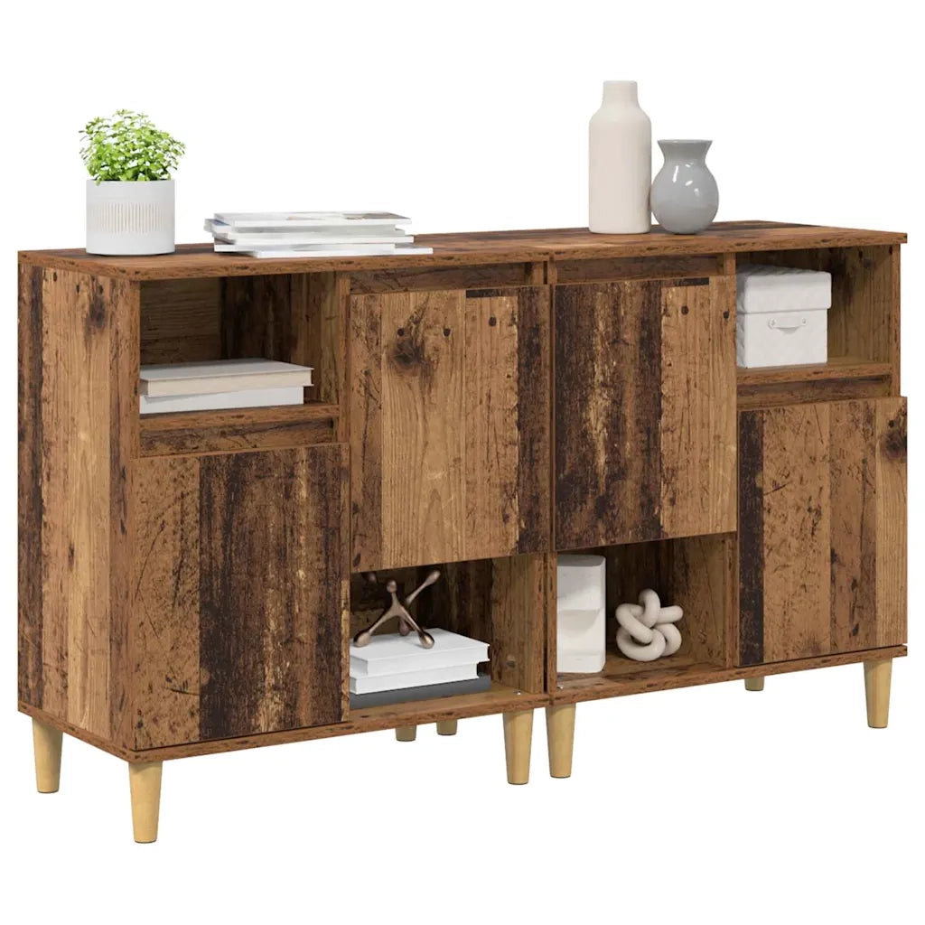 Credenza | Sideboards 2 pcs Legno vecchio 60 x 35 x 70 cm