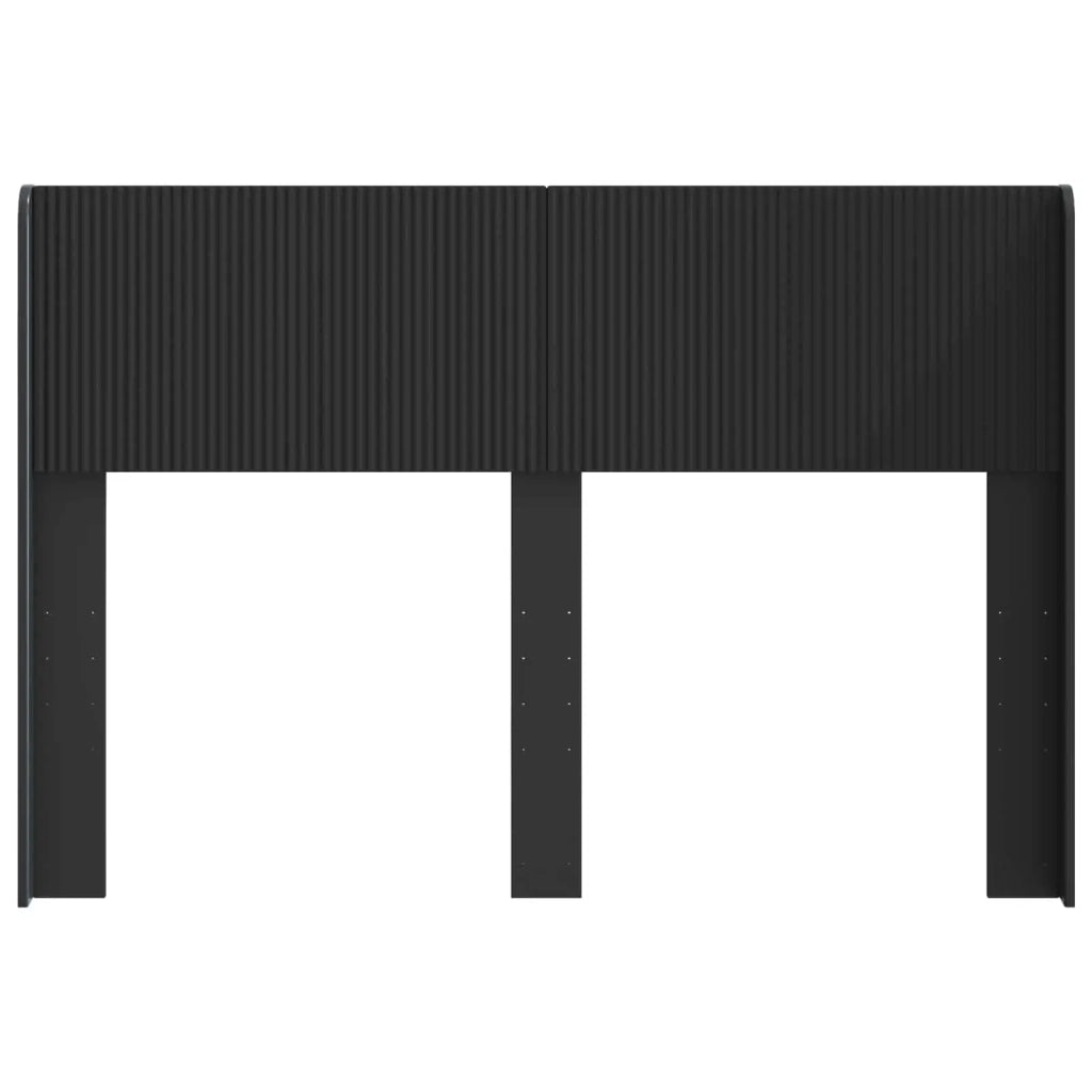 Testiera Letto Nero Legno ingegnerizzato 889716