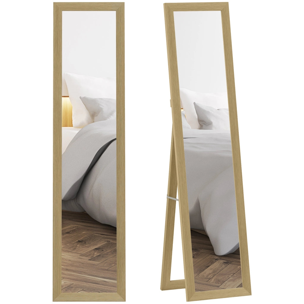 Specchio da Parete o Terra ¨C Xylo ¨C Cornice MDF Quercia 37x40x155 cm