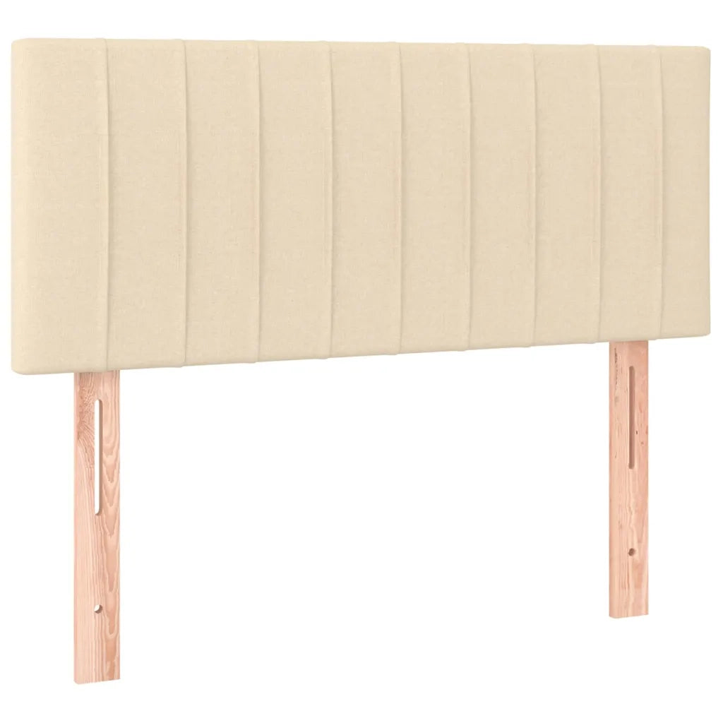 Giroletto a Molle con Materasso Crema 80x200 cm inTessuto