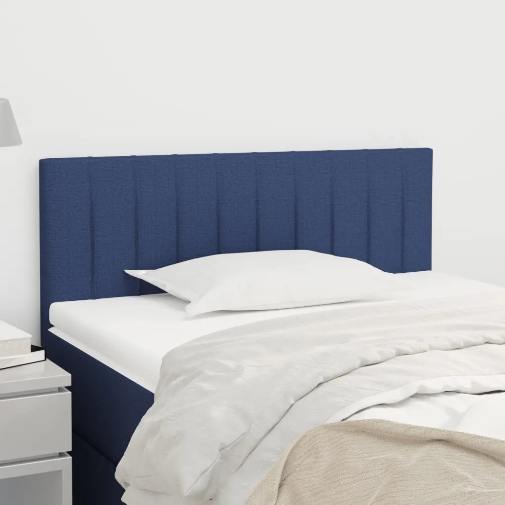 Testiera | Testata Blu 100x5x78/88 cm in Tessuto