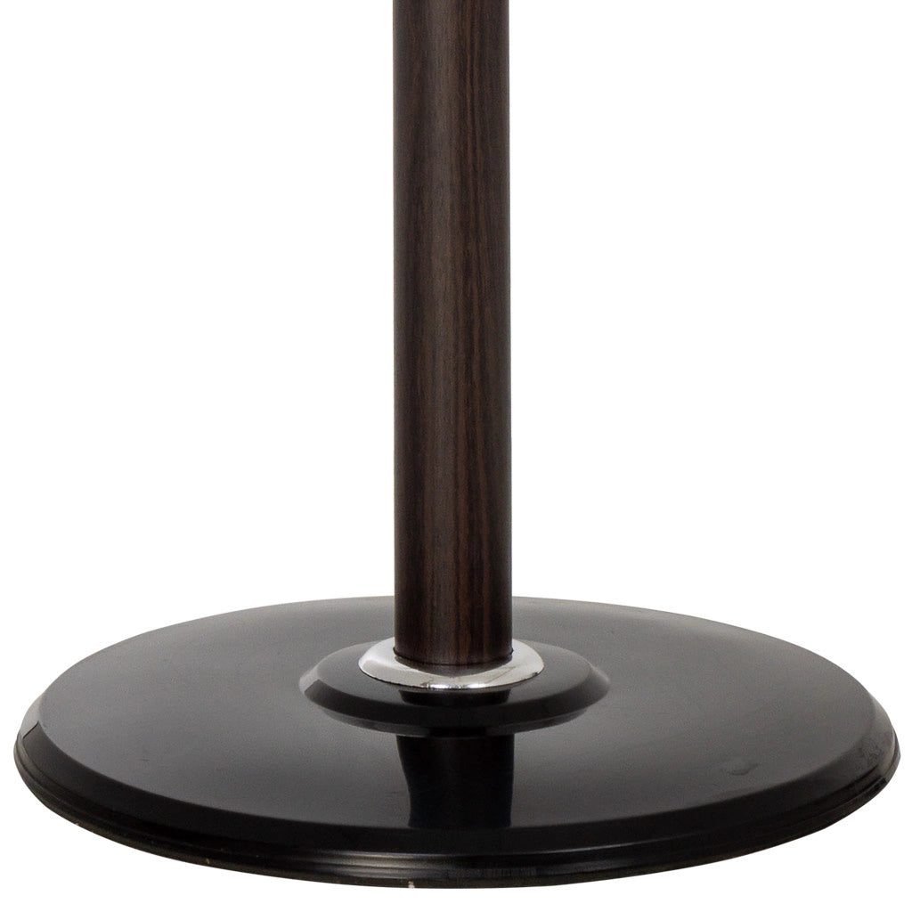 Perchero de metal marron con 5 ganchos D36x174h cm