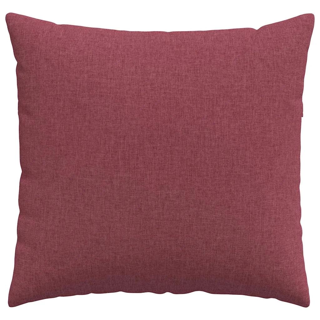 Cuscini da Divano 2 pcs Rosso Vino 45 x 45 cm Tessuto 42013914