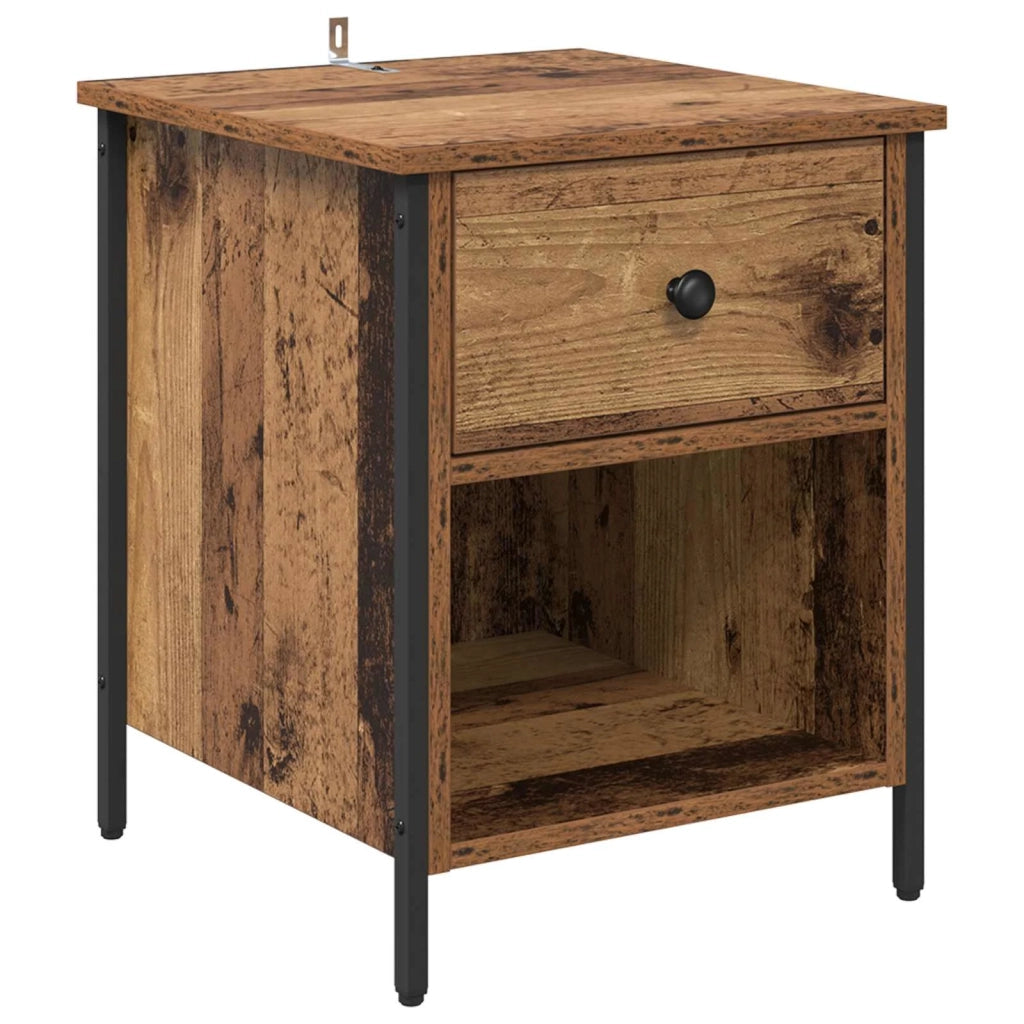 Armadio da Notte 2 pcs Legno vecchio 40 x 42 x 50 cm 881847