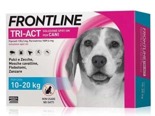 FRONTLINE TRIACT SPOTON PER CANI M  in confezione da 3 pipette    FRONTLINE