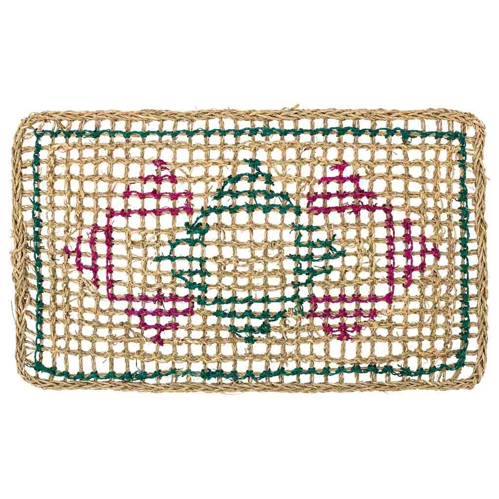 Feltro in fibra marrone 60x35x1,2h cm