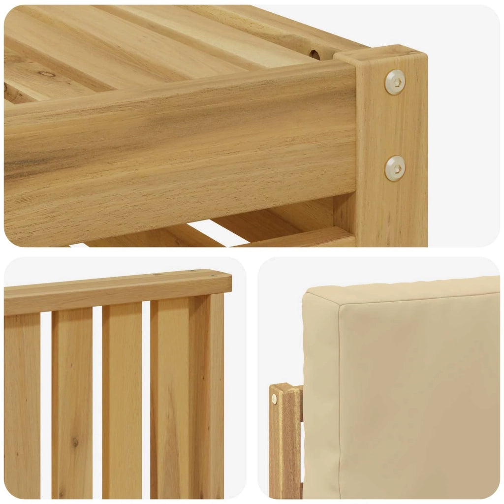 Set divani Legno di Acacia Massello 3391393