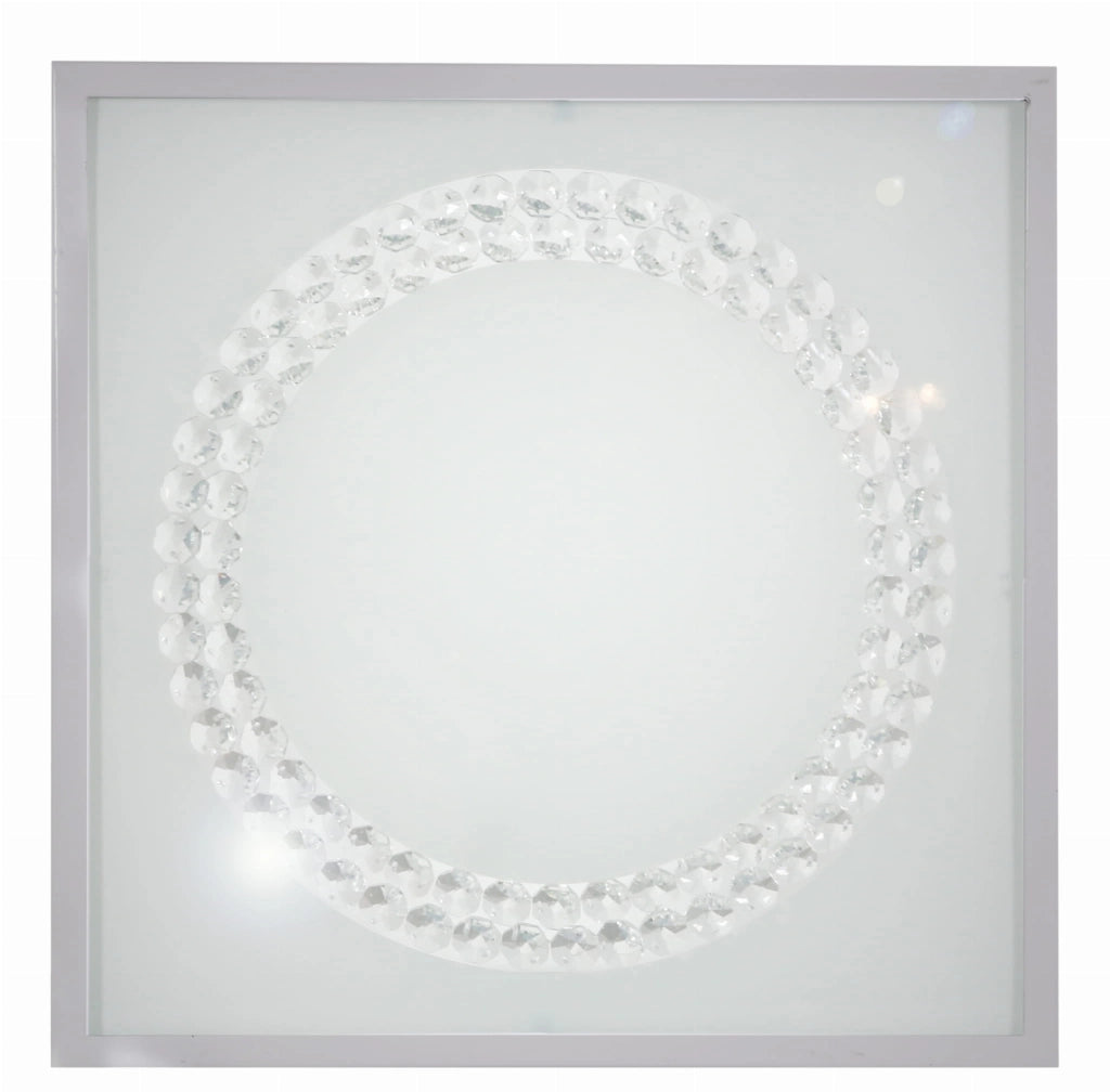 Plafoniera LED Candellux LUX 29x29 16W 6500K argento