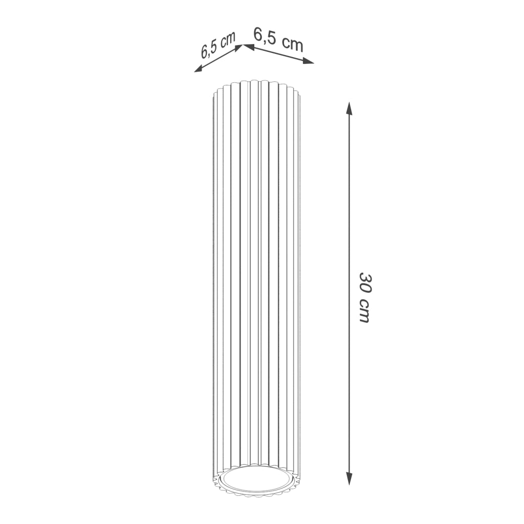 Lampada da soffitto KARBON 40 taupe