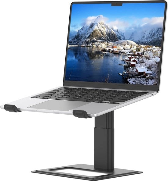 Supporto per Laptop da Ufficio, Ergonomico e Adattabile per Laptop da 10 a 17.3 pollici, Nero