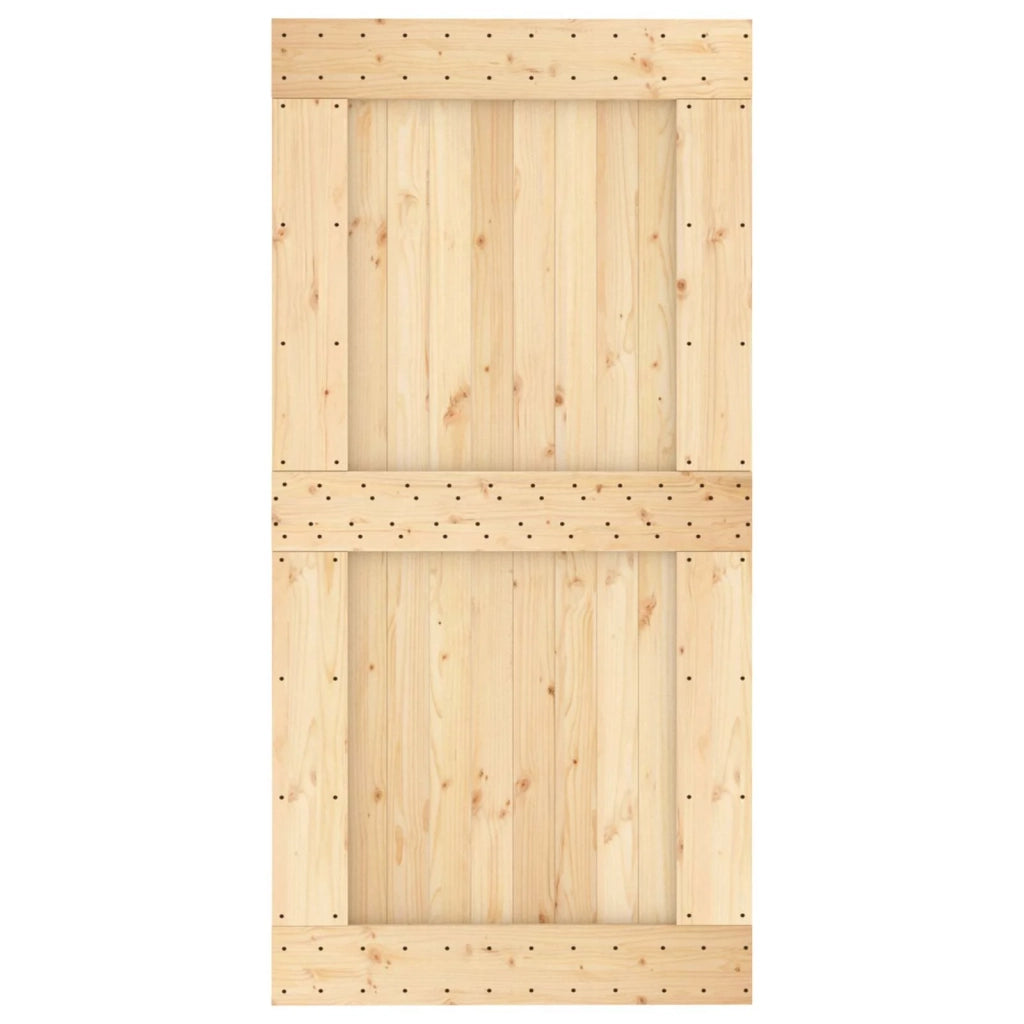 Porta NARVIK Naturale 100 x 210 cm Legno di pino solido 42047093