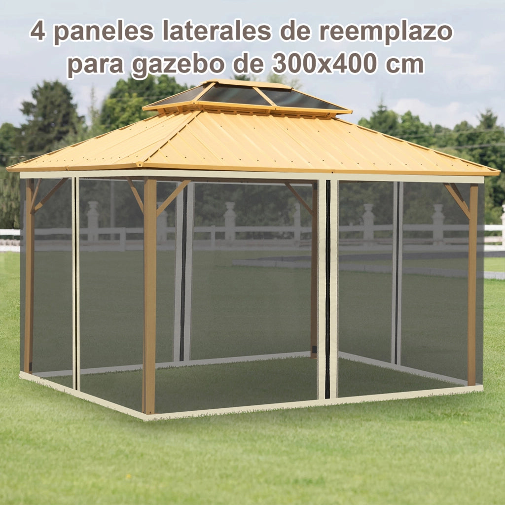 Pannelli Laterali per Gazebo ¨C Minimal ¨C Grigio 3.5x2 m