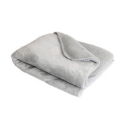 Coperta a quadri grigio chiaro 130x170cm SMOOTIK