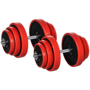 Set Manubri Palestra ¨C Minimal ¨C Rossa 45x26x26 cm