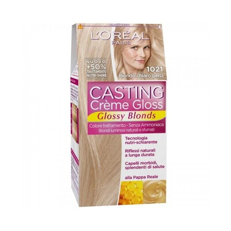 CASTING CREME GLOSS TINTA PER I CAPELLI N.1021 COLORE BIONDO PERLA