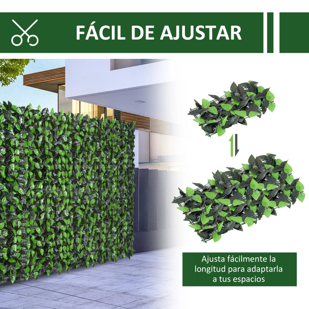 Seto Artificiale per Balcone ¨C Minimal ¨C Verde 3x1 m