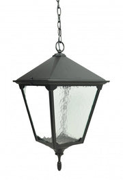 Lampada a sospensione esterna Retro Ø32 E27 nera IP43