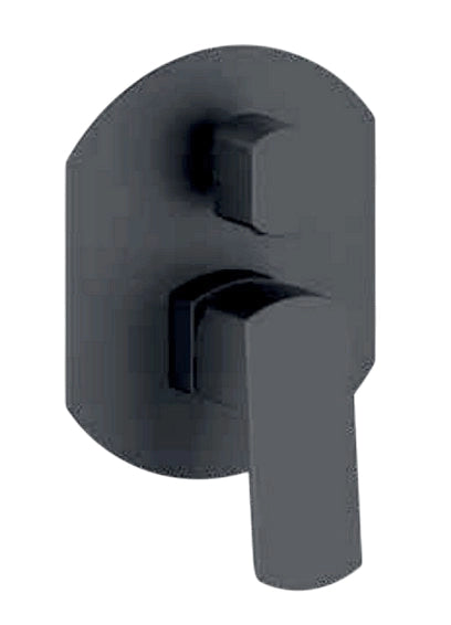 Miscelatore Doccia Incasso con Deviatore Nero Opaco – Cartuccia Ø35 mm