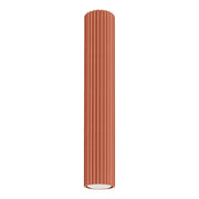 Lampada da soffitto KARBON 40 rosso ocra
