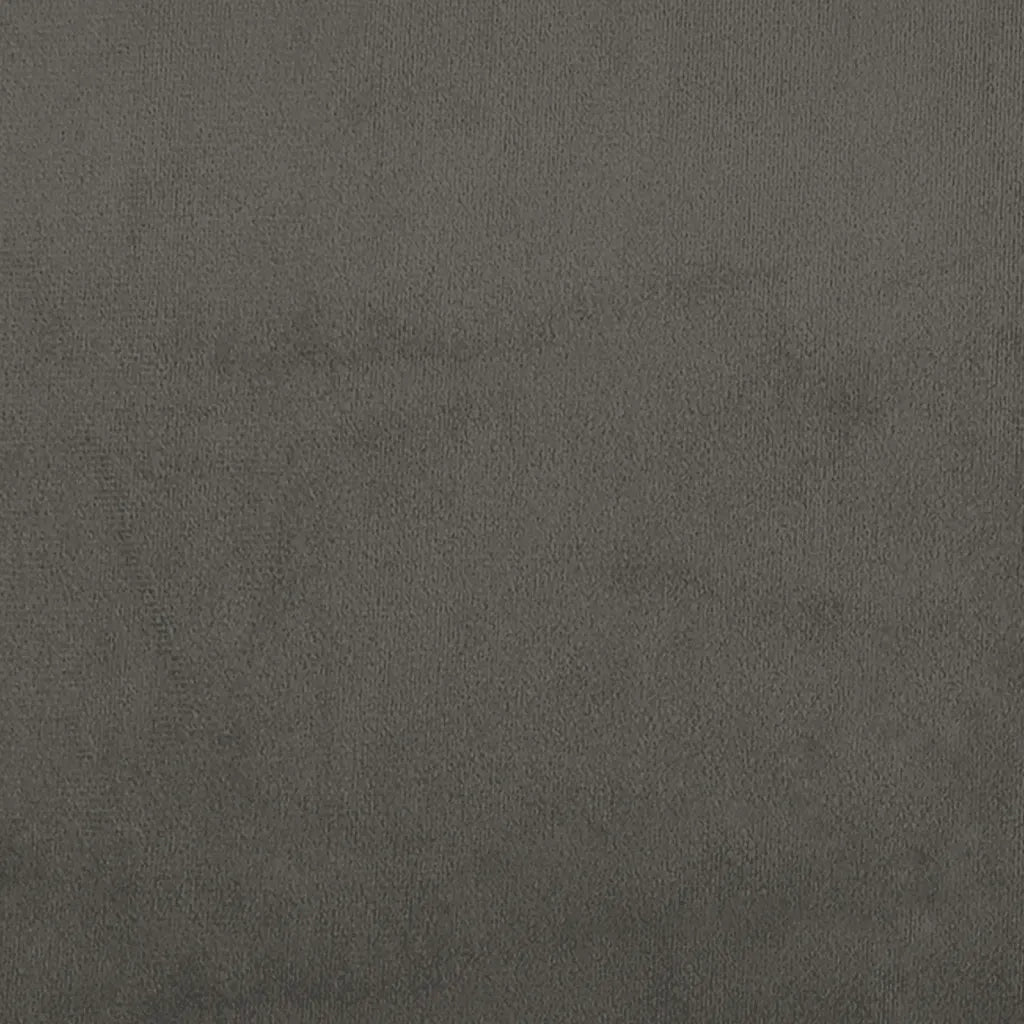 Testiera | Testata ad Orecchio Grigio Scuro 83x23x118/128 cm in Velluto
