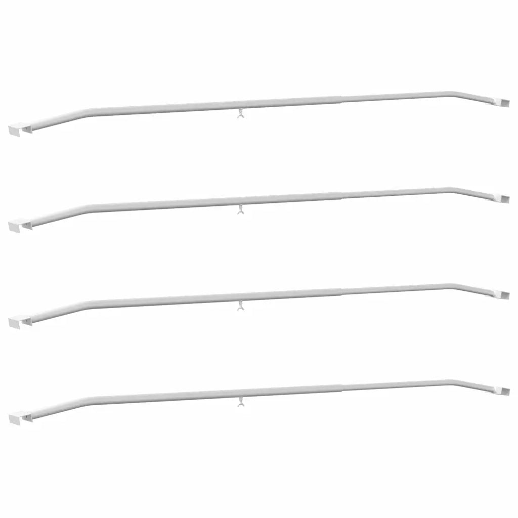 Supporto per teloni per rimorchi 4 pcs Argento 130-210 cm 42020524