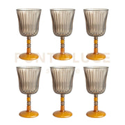 SET 6 CALICI GINEVRA AMBRA
