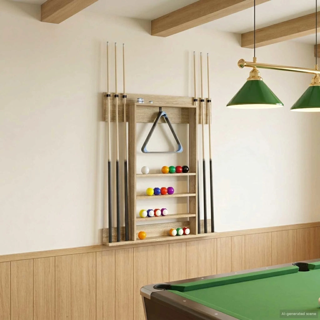Supporto per stecche da biliardo Legno ingegnerizzato Sonoma 8006775