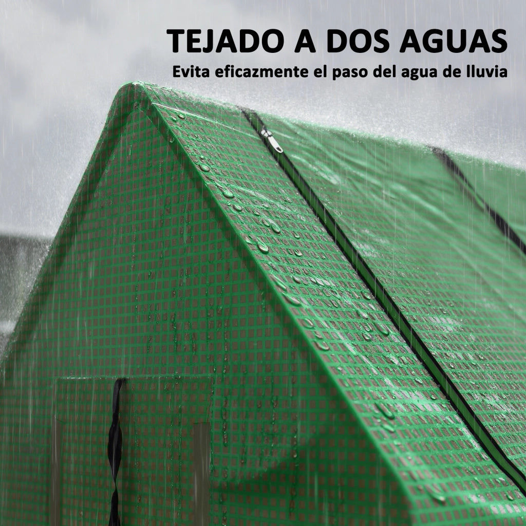 Serra da Giardino Mini Serra ¨C Minimal ¨C Verde 240x90x90 cm